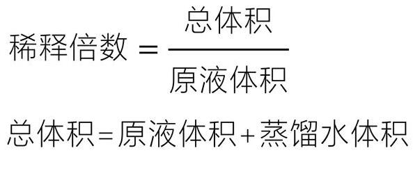 水质检测水样稀释方法